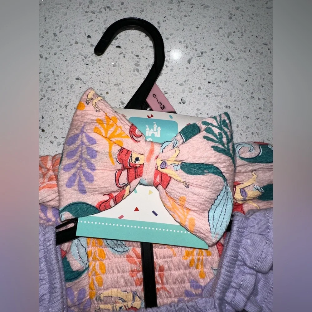 Disney Baby Girl Little Mermaid 4-Piece Infant Set NWT – 0–3 M